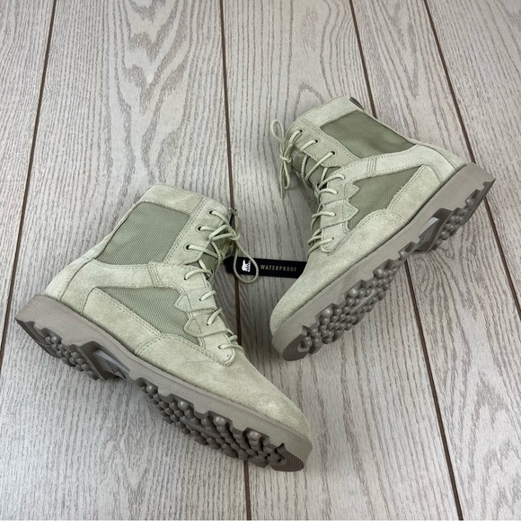 Sorel Women's Caribou OTM Waterproof Lace-up Booties US9.5M Laurel Leaf $130 - Picture 4 of 8